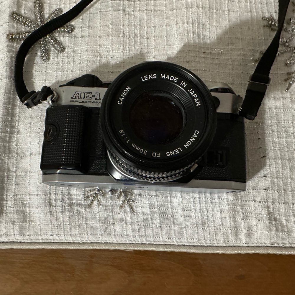 Canon AE1. 35mm camera